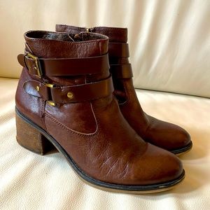 Franco Sarto Brown leather boots